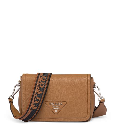 prada brown leather cross body|prada adjustable crossbody handbags.